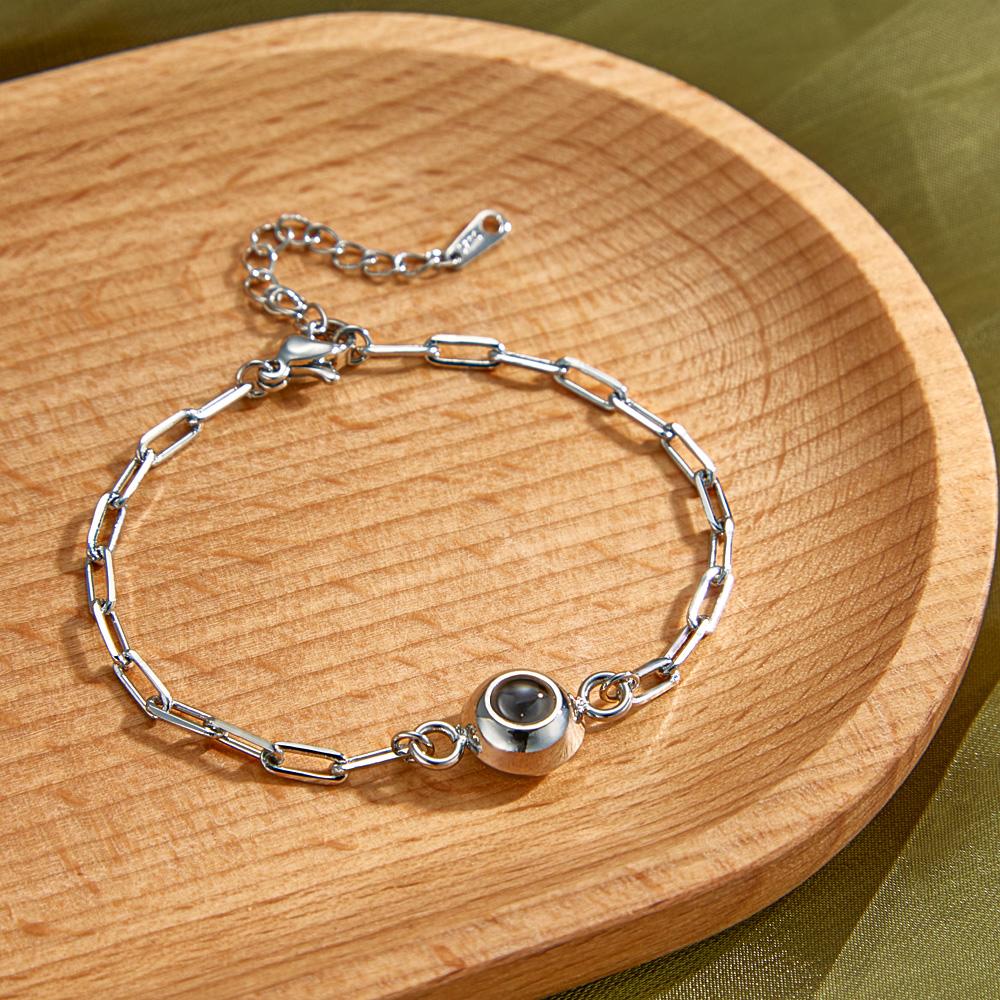 Bracelet De Projection De Photo Personnalisé Cadeau Créatif Et Beau - soufeelfr