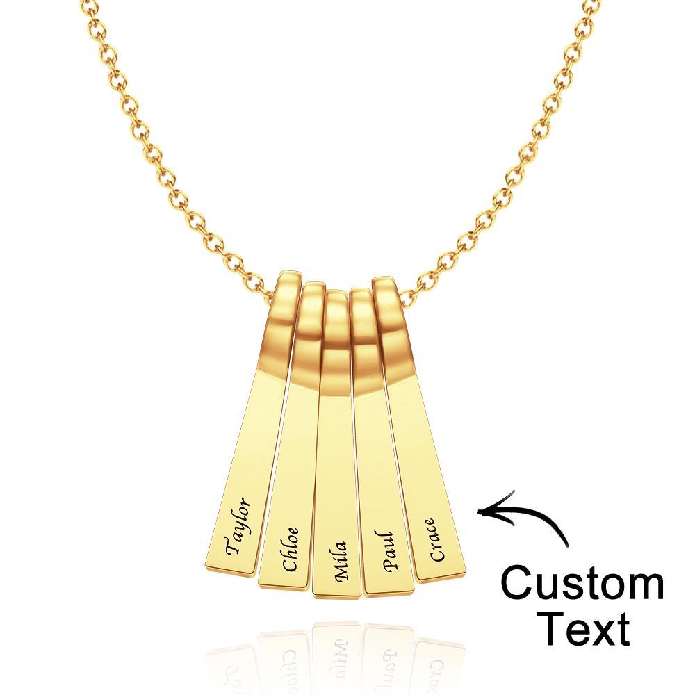 Collier Gravé Personnalisé Xylophone Bar Cadeaux Créatifs - soufeelfr