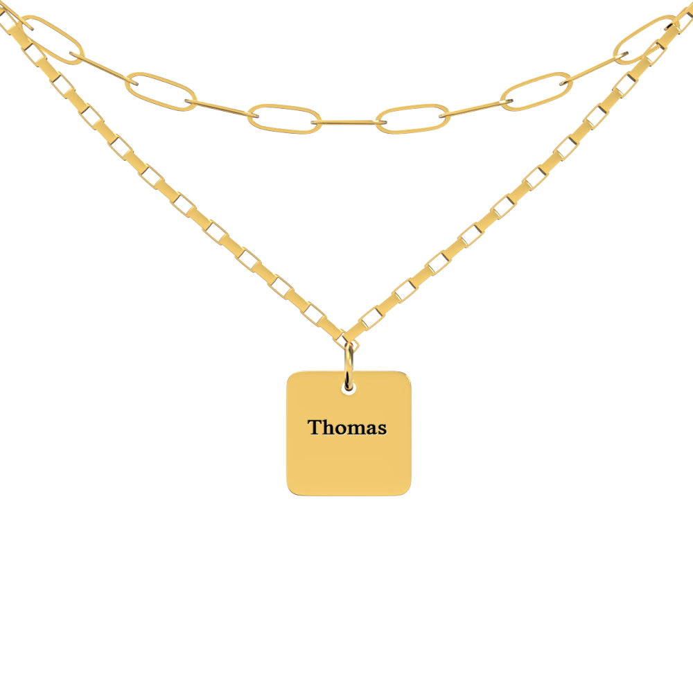 Collier Gravé Personnalisé Cadeau Fête Des Mères Collier Personnalisé Pour Maman - soufeelfr