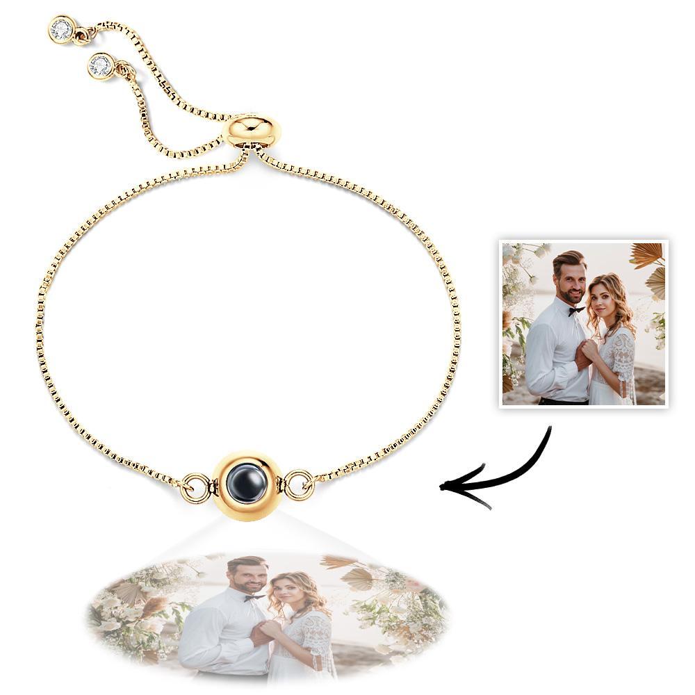 Photo Projection Bracelet Personnalisé Bracelet Réglable Sweet Cool Anniversaire Cadeau pour Elle