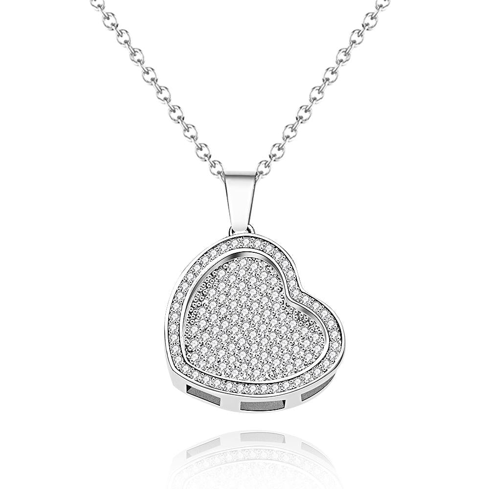 Collier De Diamants De Texte Personnalisé Coulissant Bijoux De Femmes De Mode Personnalisés - soufeelfr
