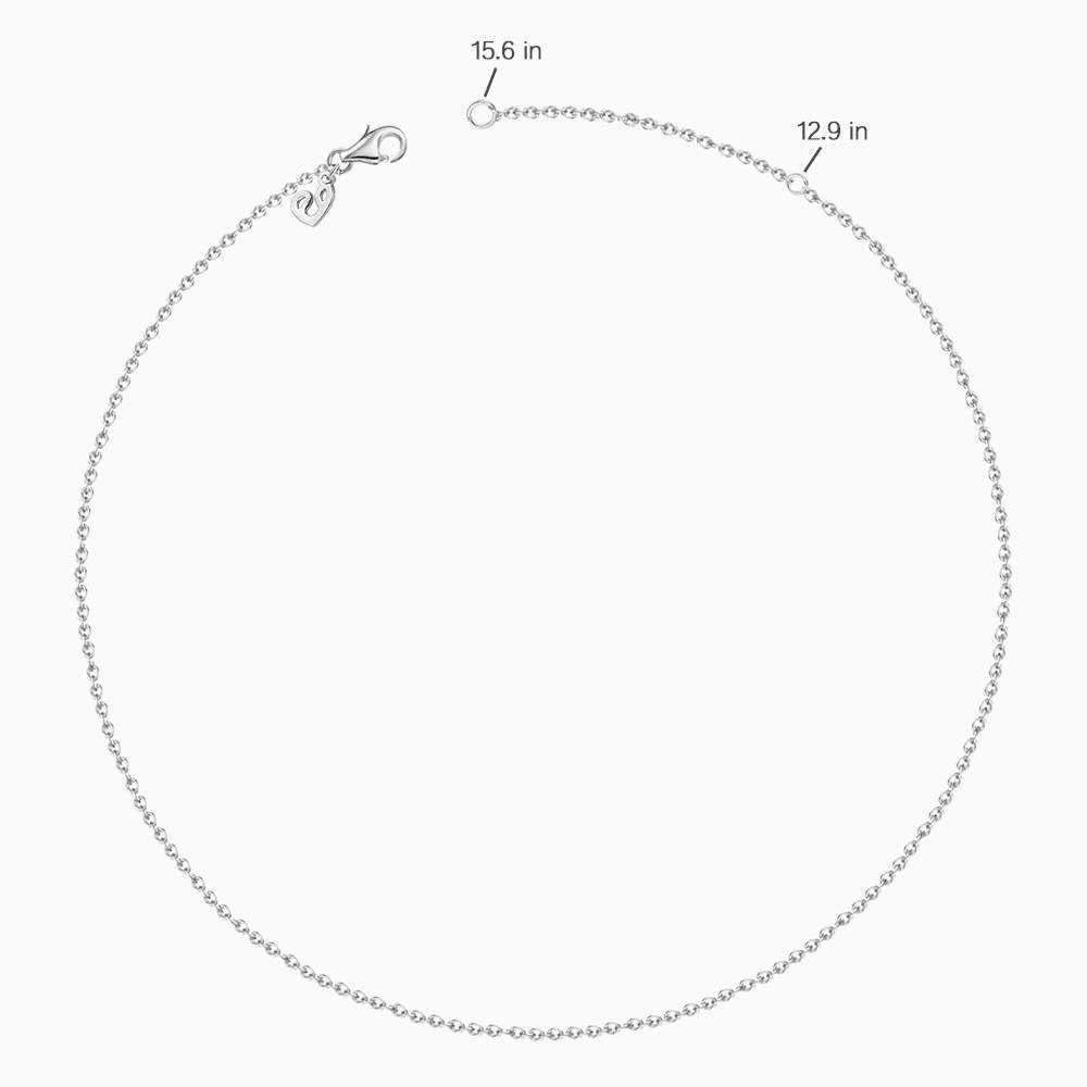 Collier Prenom Collier Prénom Infini Pour Enfant Plaqué Platine