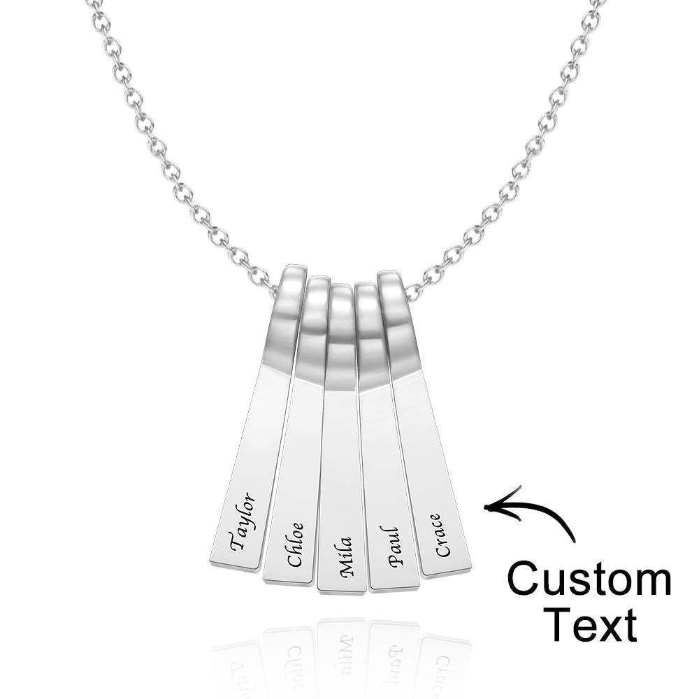 Collier Gravé Personnalisé Xylophone Bar Cadeaux Créatifs - soufeelfr