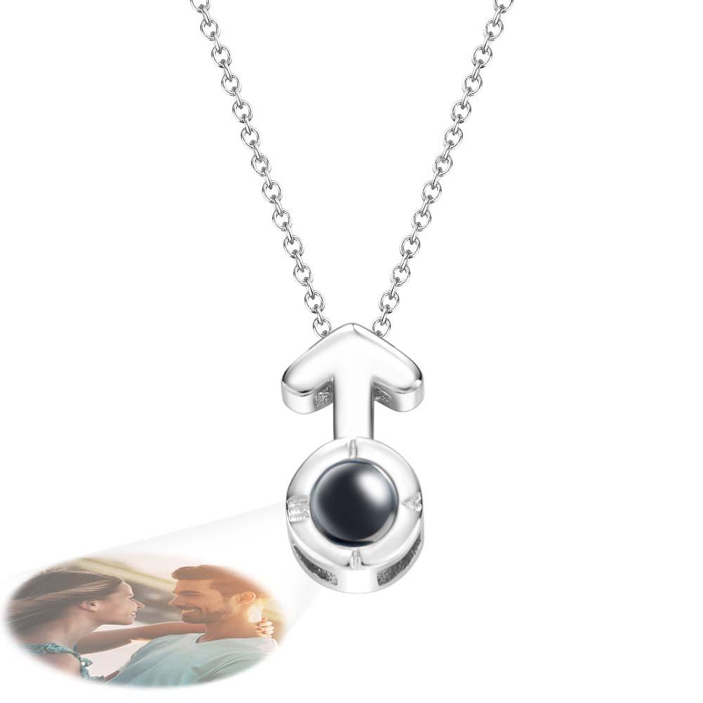 Bijoux Fantaisie Flèche Amour Projection Collier Ras Du Cou À Breloques Femmes Bijoux Romantiques - soufeelfr