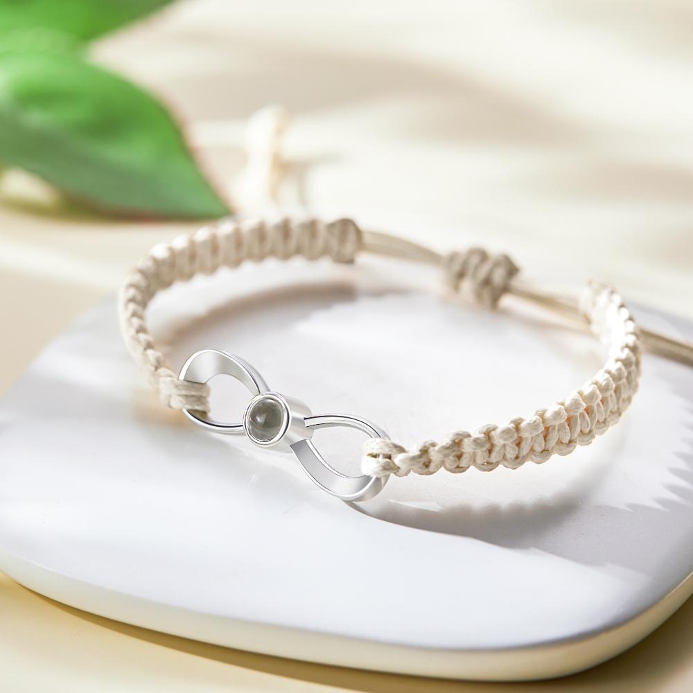 Bracelet Photo Projection Personnalisée Cadeaux Simples Créatifs Pour Couple