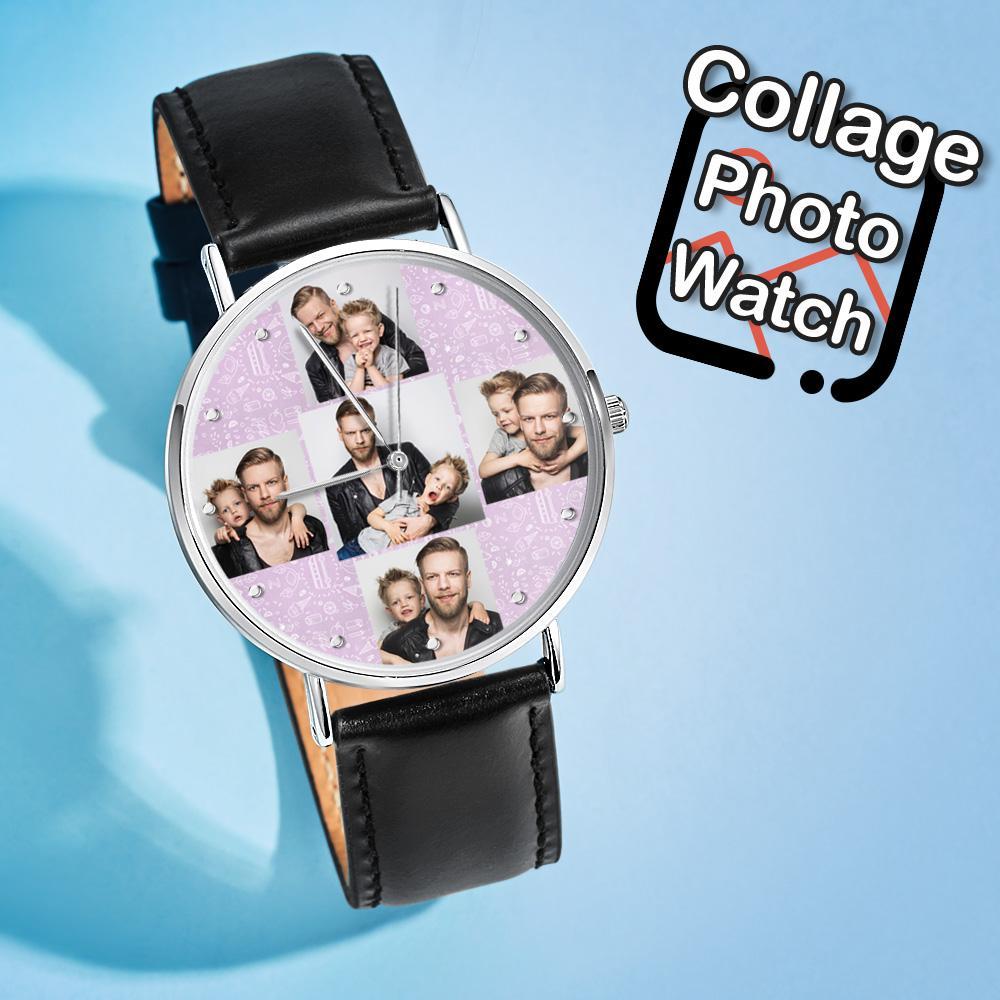 Montre Photo Personnalisée Montre Photo Personnalisée Cadeau Pour Père - soufeelfr