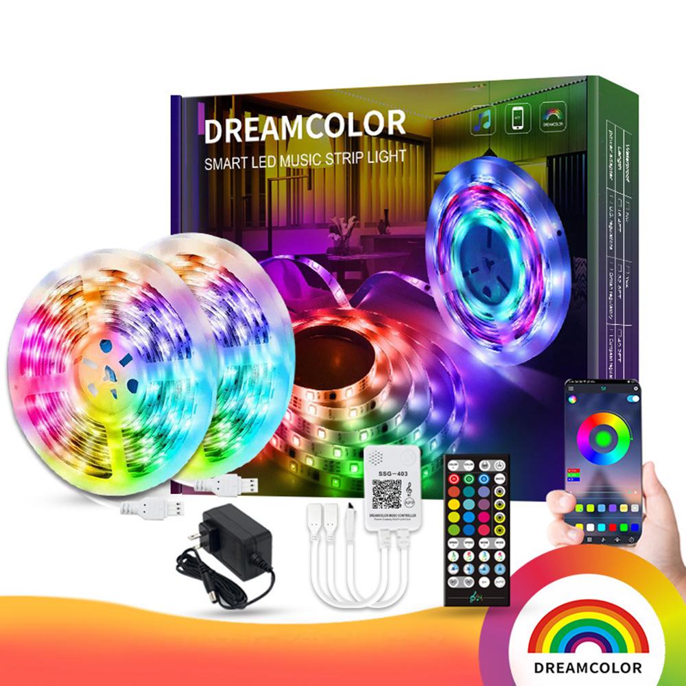 Bluetooth Led Strip Lights Music Sync Smart Lighting Strips for Room Party - soufeelfr