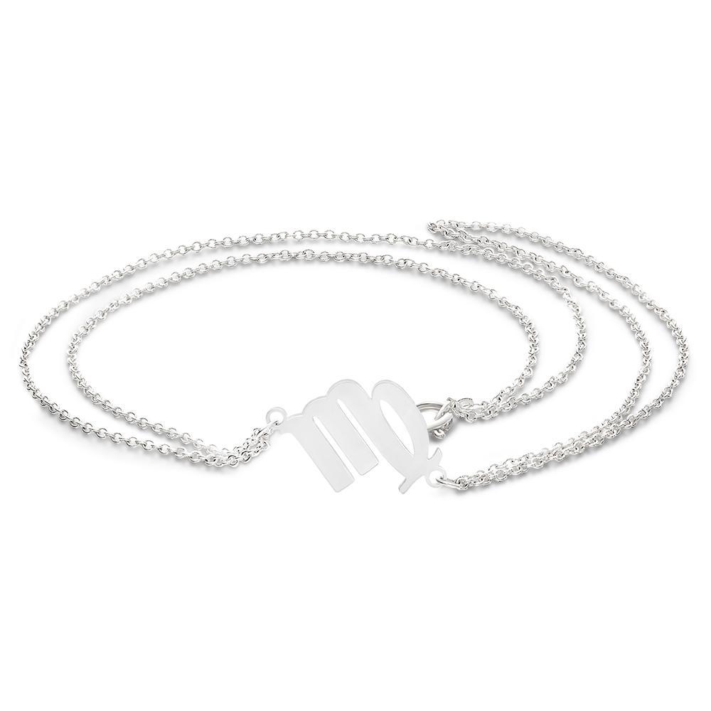 Bracelet Personnalisé Bracelet Horoscope Zodiaque Main Chaîne Astrologie Bracelet Cadeau Pour Elle