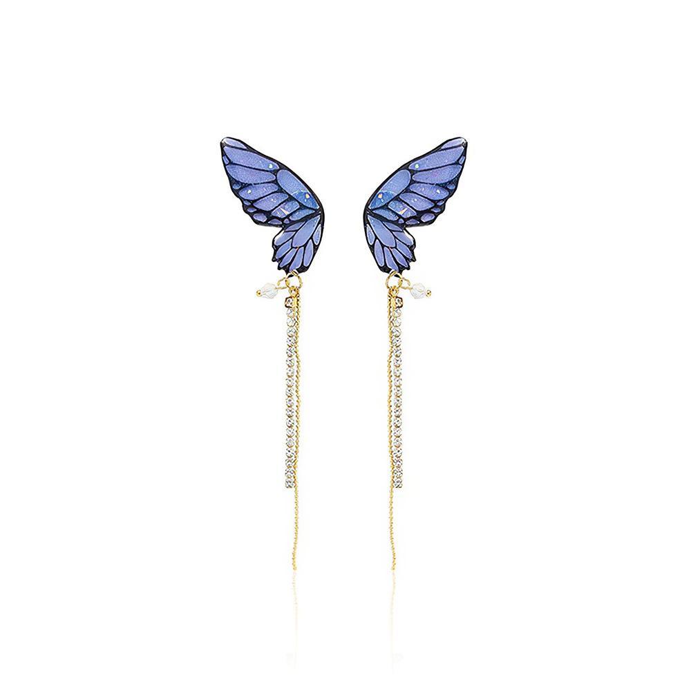Boucles D'oreilles Pendantes Papillon Acrylique - soufeelfr