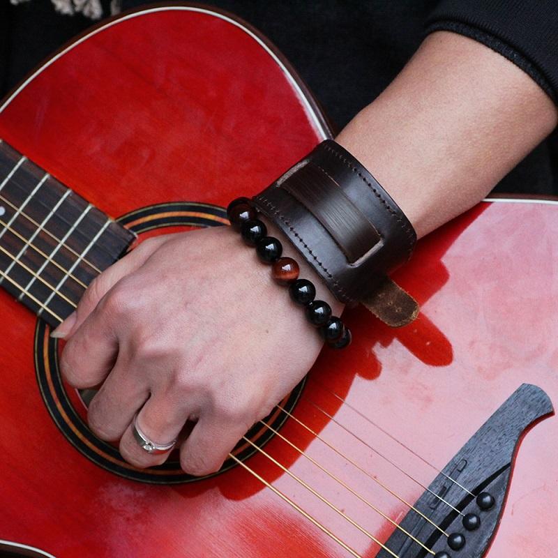 Bracelet Personnalisé Bracelets En Cuir Punk Bracelets Larges Faits 脌 La Main Cadeau Pour Hommes