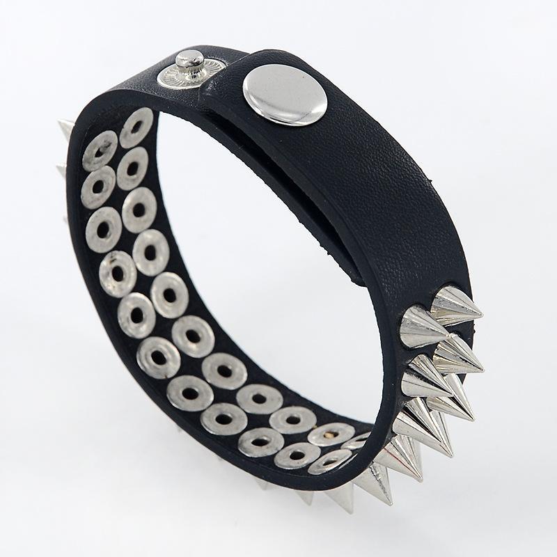 Bracelet Personnalisé Bracelet Rivets Punk Bracelet Rivets En Cuir Cadeau Pour Homme