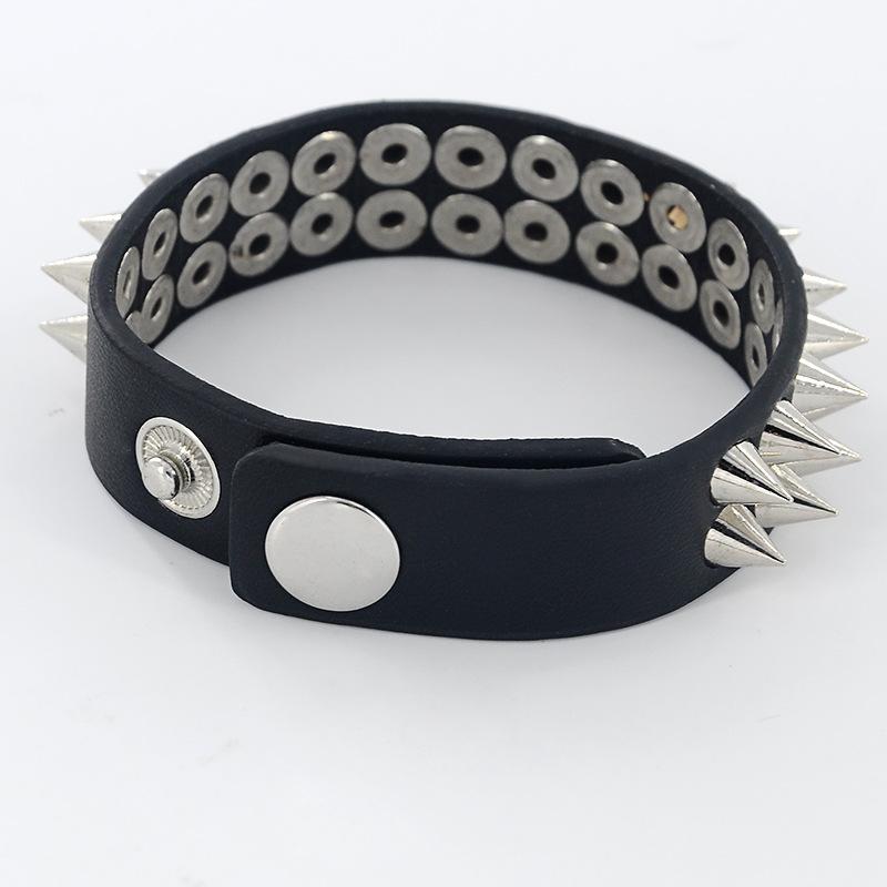 Bracelet Personnalisé Bracelet Rivets Punk Bracelet Rivets En Cuir Cadeau Pour Homme
