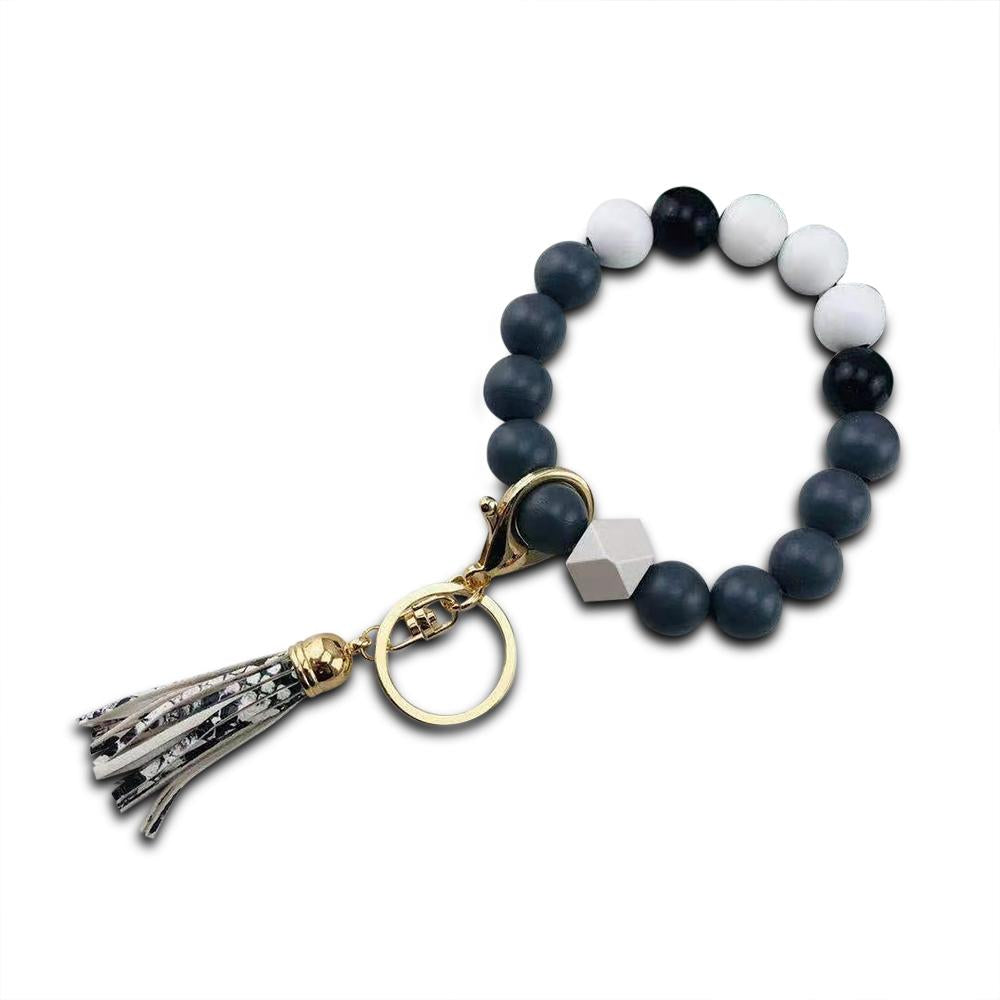 Silicone Key Ring Bracelets Wristlet Keychain for Women - soufeelfr