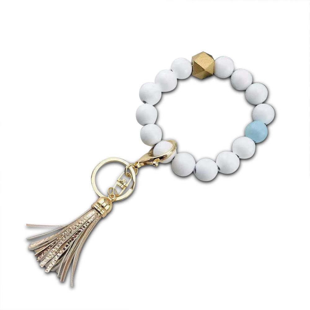 Silicone Key Ring Bracelets Wristlet Keychain for Women - soufeelfr
