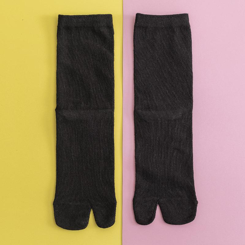 Chaussettes En Coton Tabi À Bout Fendu Hommes Femmes Chaussettes Décontractées Chaussettes Décontractées Douces