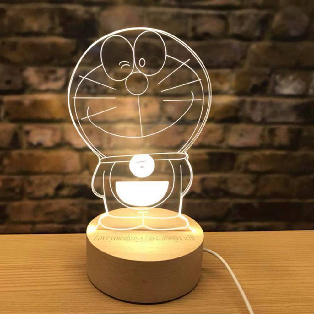 Lampe Photo 3d Personnalisée Led Pour Chambre À Coucher, Cadeau Lampe Veilleuse Personnalisé Pour Amis