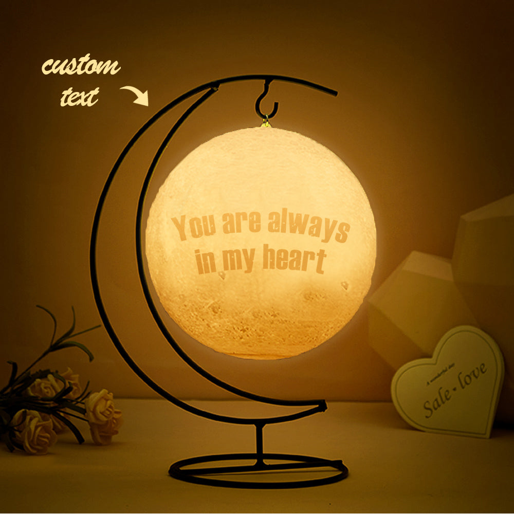 Support De Suspension Photo Personnalisé Lampe Lunaire Lampe Veilleuse - soufeelfr