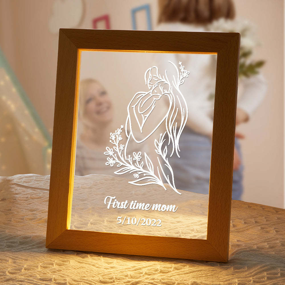 Lampe Acrylique Nom Personnalisé Cadeau Fête Des Mères - soufeelfr