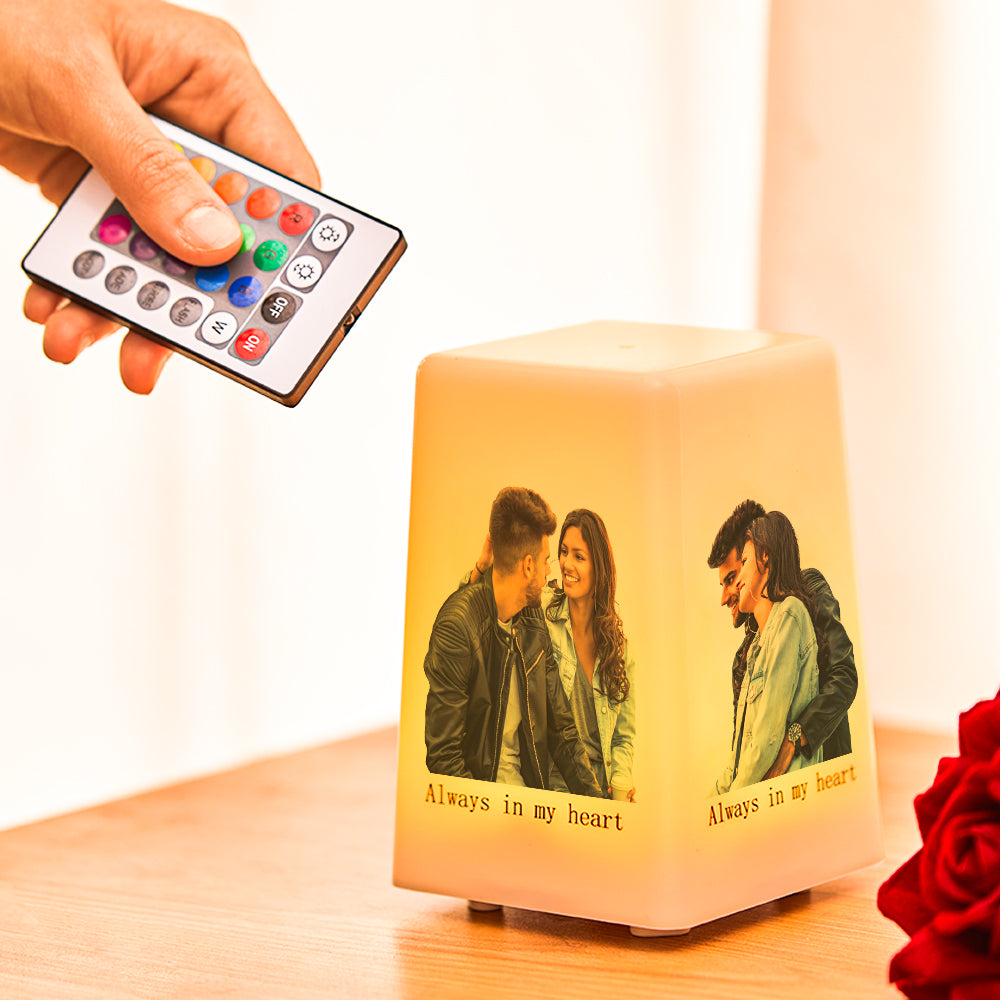 Cadeaux De Décoration De Maison De Lumière Multicolore De Lumière De Nuit De Photo Faite Sur Commande - soufeelfr