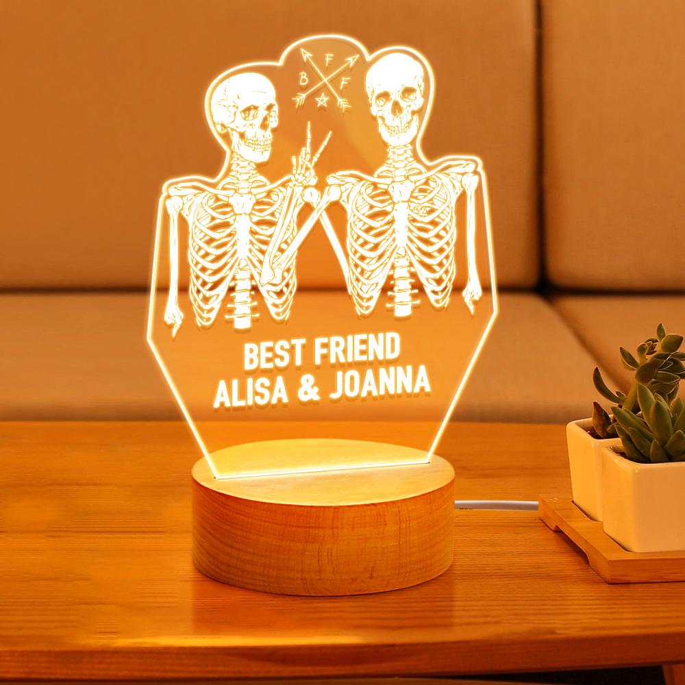 Bff Led Night Light Cadeaux D'anniversaire Pour Le Meilleur Ami Lampe Cadeau Pour Le Meilleur Ami - soufeelfr