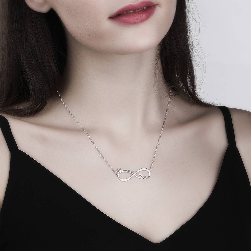 Collier Prenom Collier Nom Infini En Argent