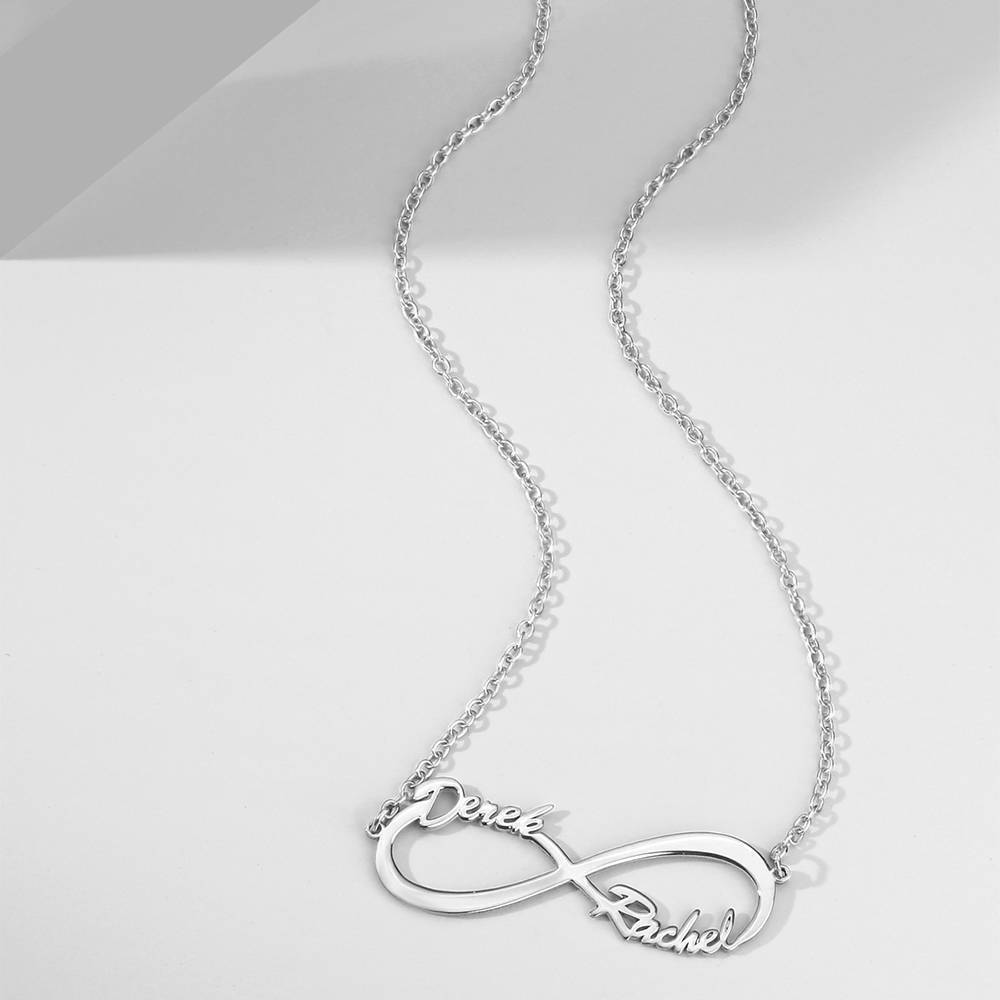 Collier Prenom Collier Nom Infini En Argent