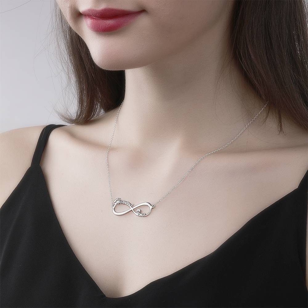 Collier Prenom Collier Nom Infini En Argent