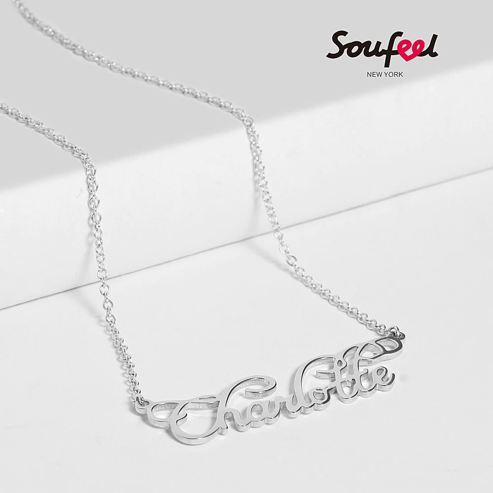 Collier Prenom Prénom Collier Argent Massif 925