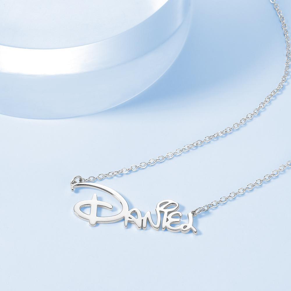 Collier Avec Nom Personnalisé, Colliers Personnalisés Avec Noms, Style Sidney, Cadeau En Or 14 Carats