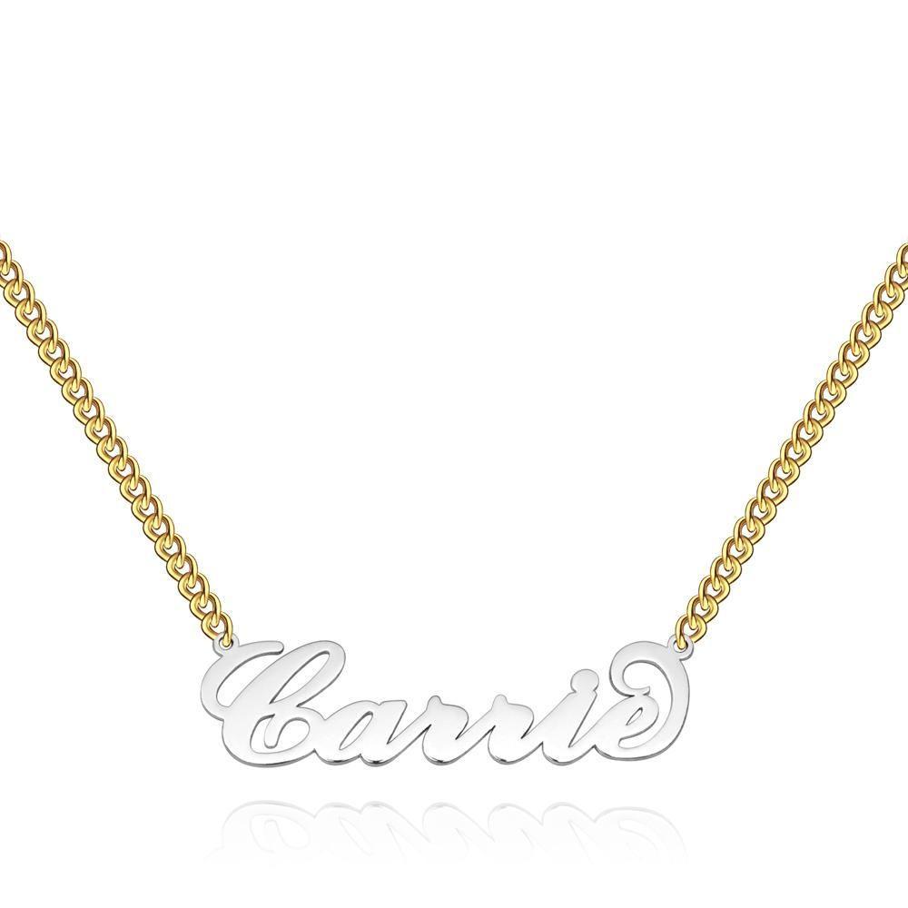 Collier Prenom Collier Prénom Style "Carrie" Soufeel Cha?ne Plaquée Or 14k Argent