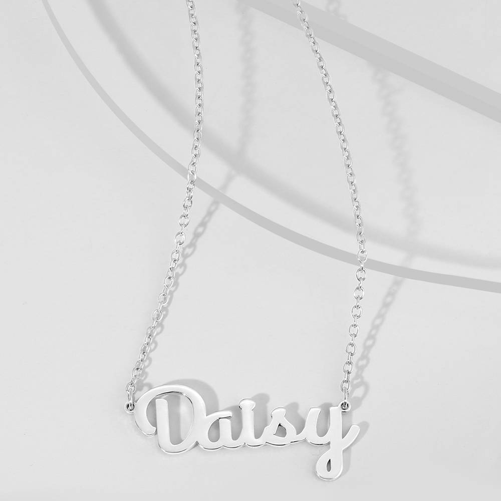 Collier Prenom Collier Prénom Personnalisé En Argent