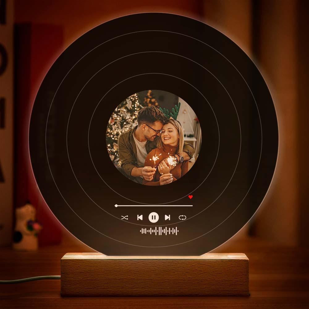 Personalizzato Codice Musicale Lampada Acrilico Musica Placca Luce Notturna Regalo Di San Valentino Coppie Tema - soufeelit