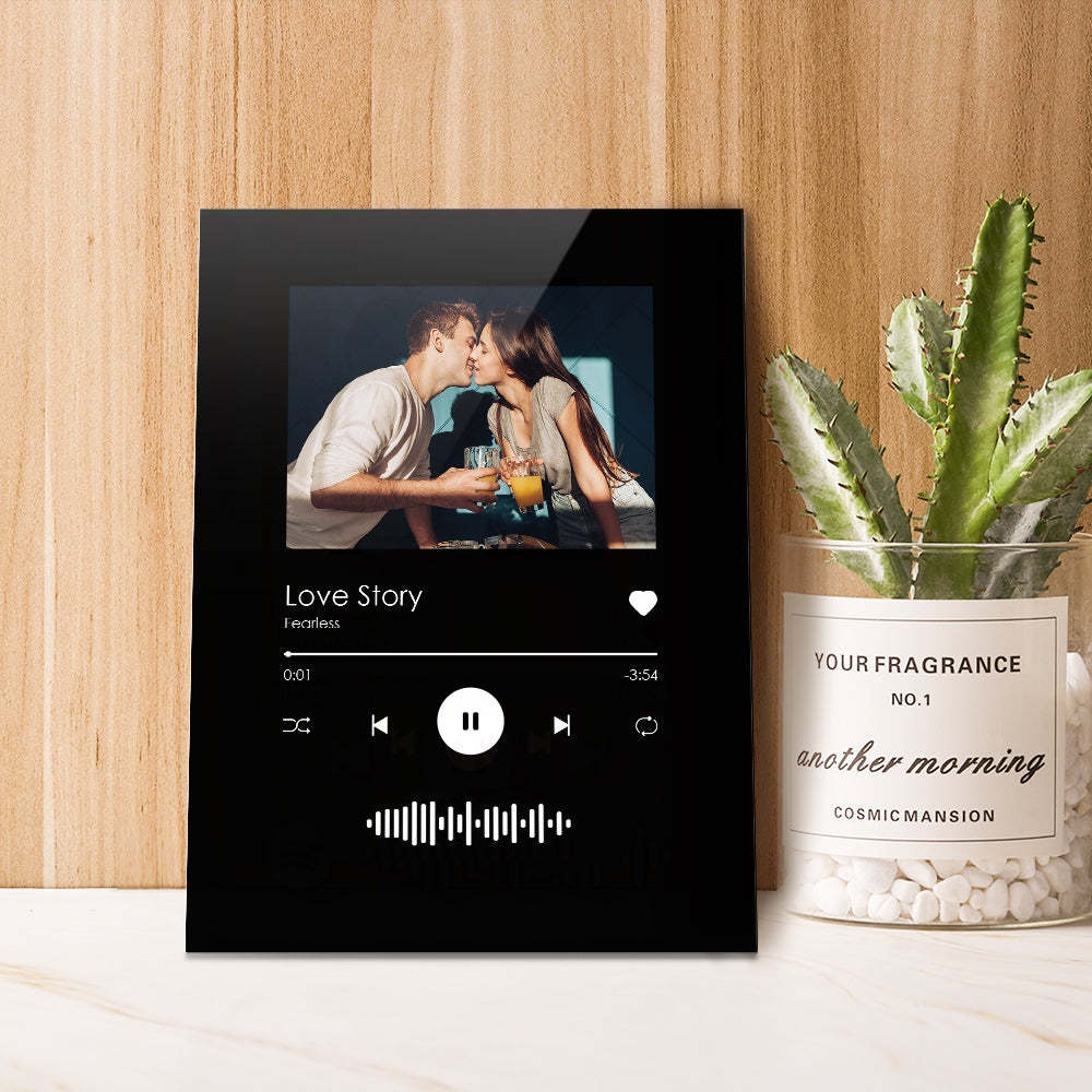 Targhe Musicali Personalizzate Musica Scansionabile Targa Nera: Il Miglior Regalo Per Lei - soufeelit