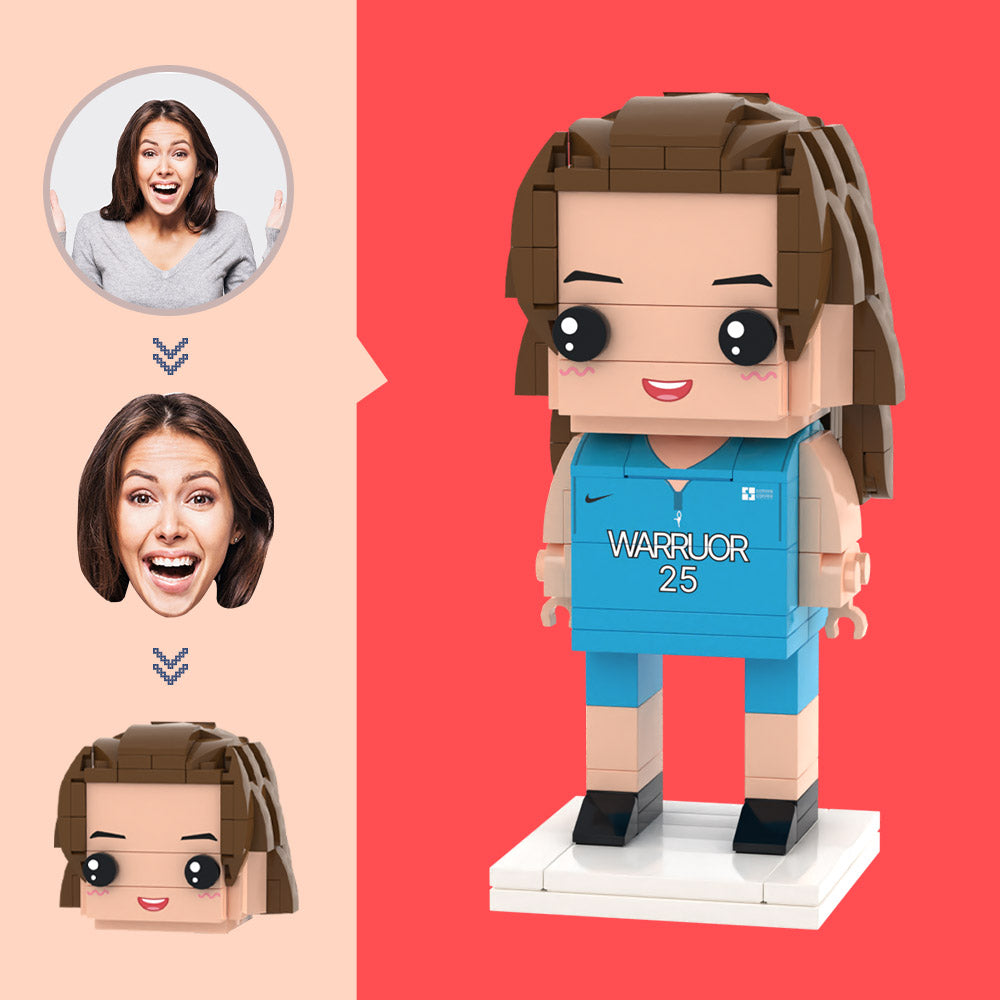 Figure Di Atleti Di Testa Personalizzate Piccolo Giocattolo A Blocchi Di Particelle Regali Di Arte Del Mattone Personalizzabili - soufeelit