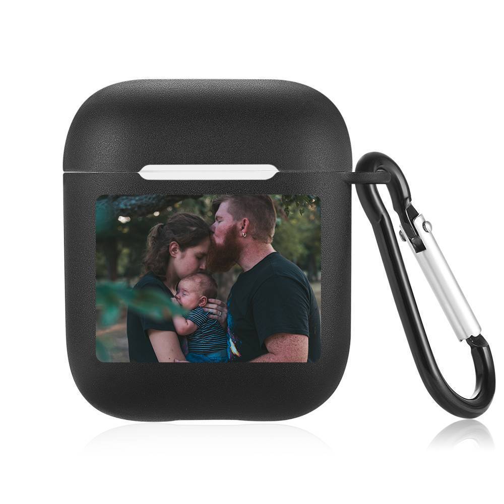 Custodia Per Foto Custodia Per Cuffie Airpods Regalo Per La Famiglia - Nero