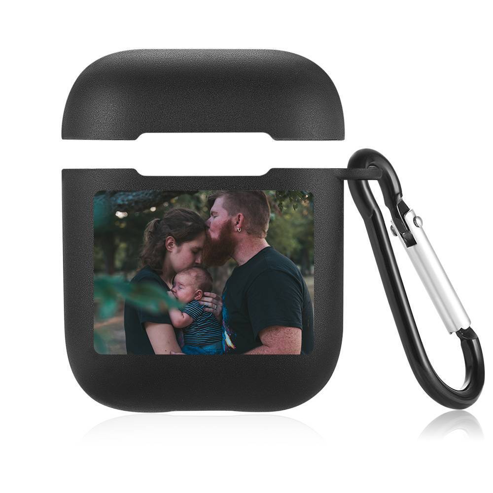 Custodia Per Foto Custodia Per Cuffie Airpods Regalo Per La Famiglia - Nero