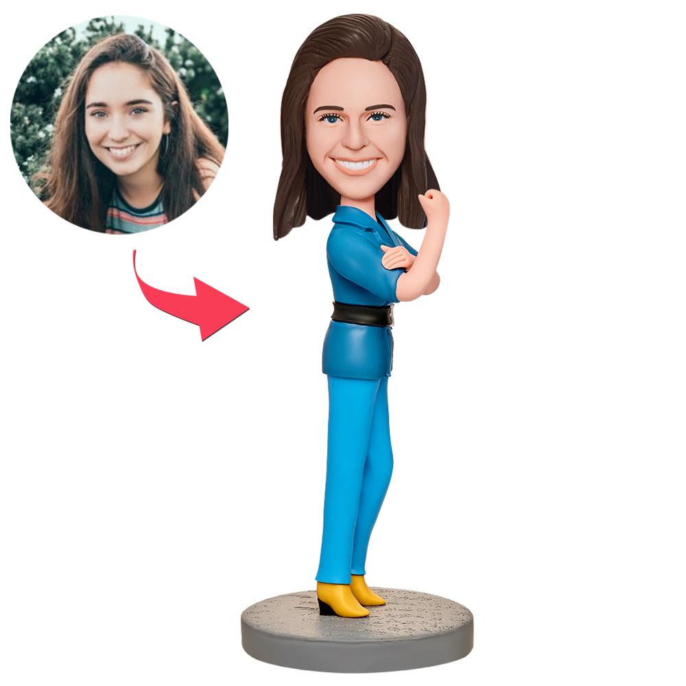 Regalo Per La Festa Della Mamma Strong Mother Custom Bobblehead Con Testo Inciso - soufeelit