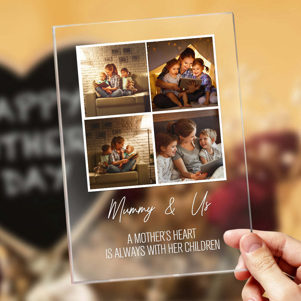Foto Personalizzate Lampada In Acrilico Regalo Per La Mamma - soufeelit -Lampada Personalizzata