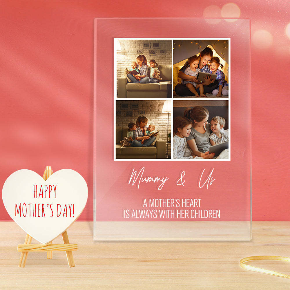 Foto Personalizzate Lampada In Acrilico Regalo Per La Mamma - soufeelit -Lampada Personalizzata