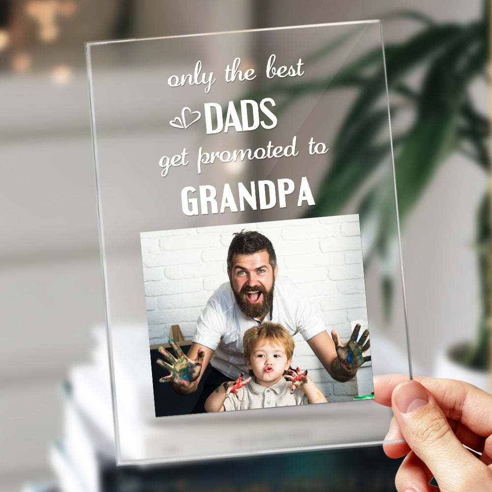 Regalo Per La Festa Del Papà Nome Personalizzato Luce Notturna Solo I Migliori Papà Vengono Promossi Al Nonno - soufeelit