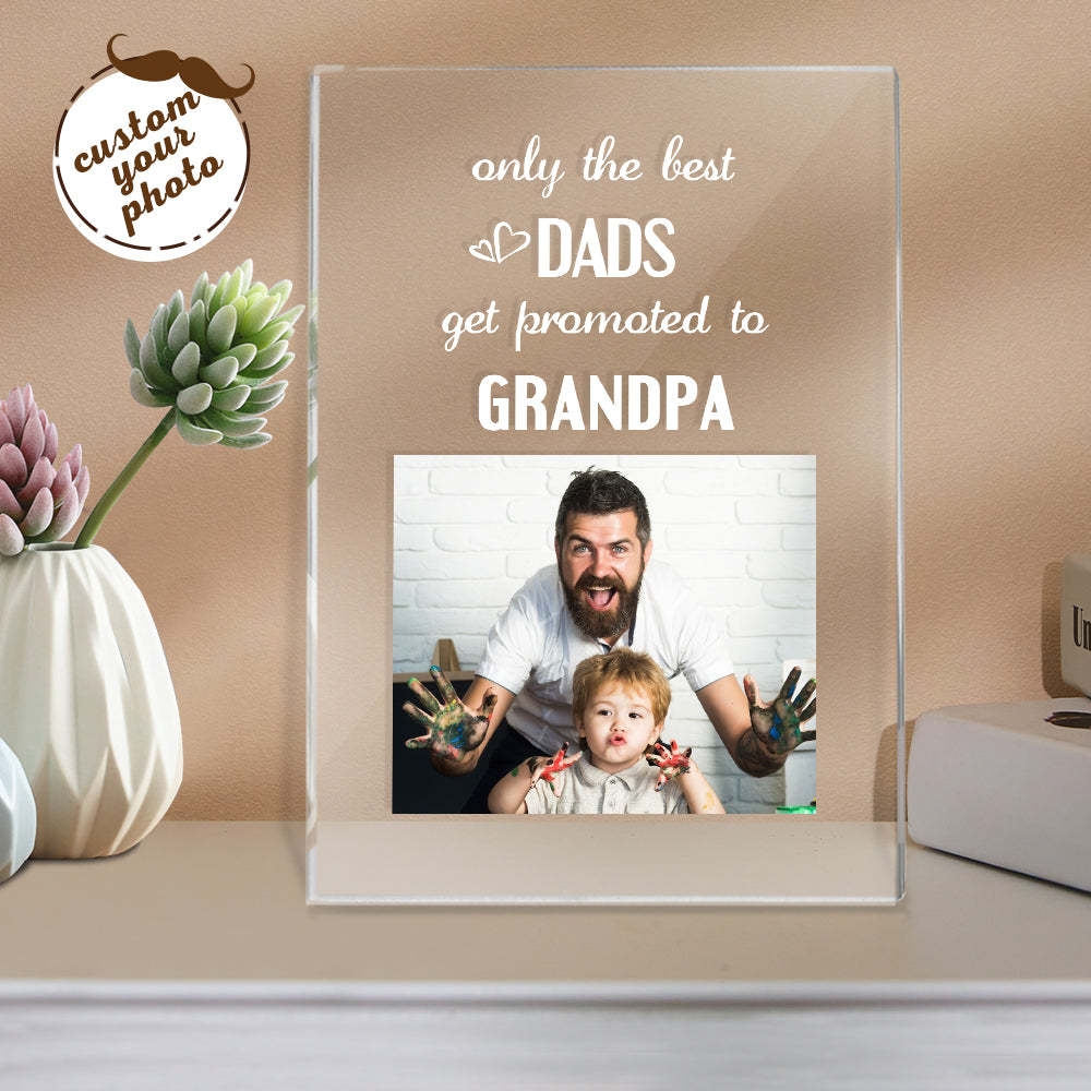 Regalo Per La Festa Del Papà Nome Personalizzato Luce Notturna Solo I Migliori Papà Vengono Promossi Al Nonno - soufeelit