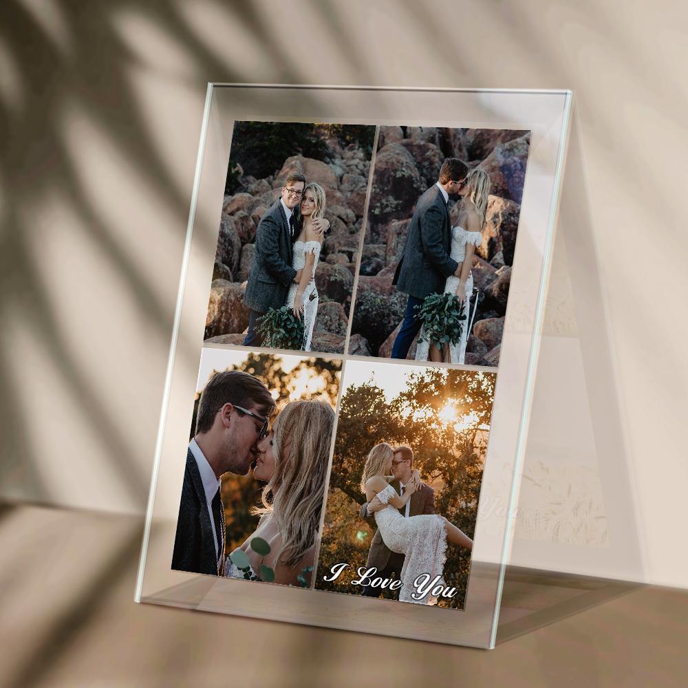 Portachiavi In acrilico Multi Foto Personalizzato Portachiavi Personalizzato Con Foto Collage - soufeelit
