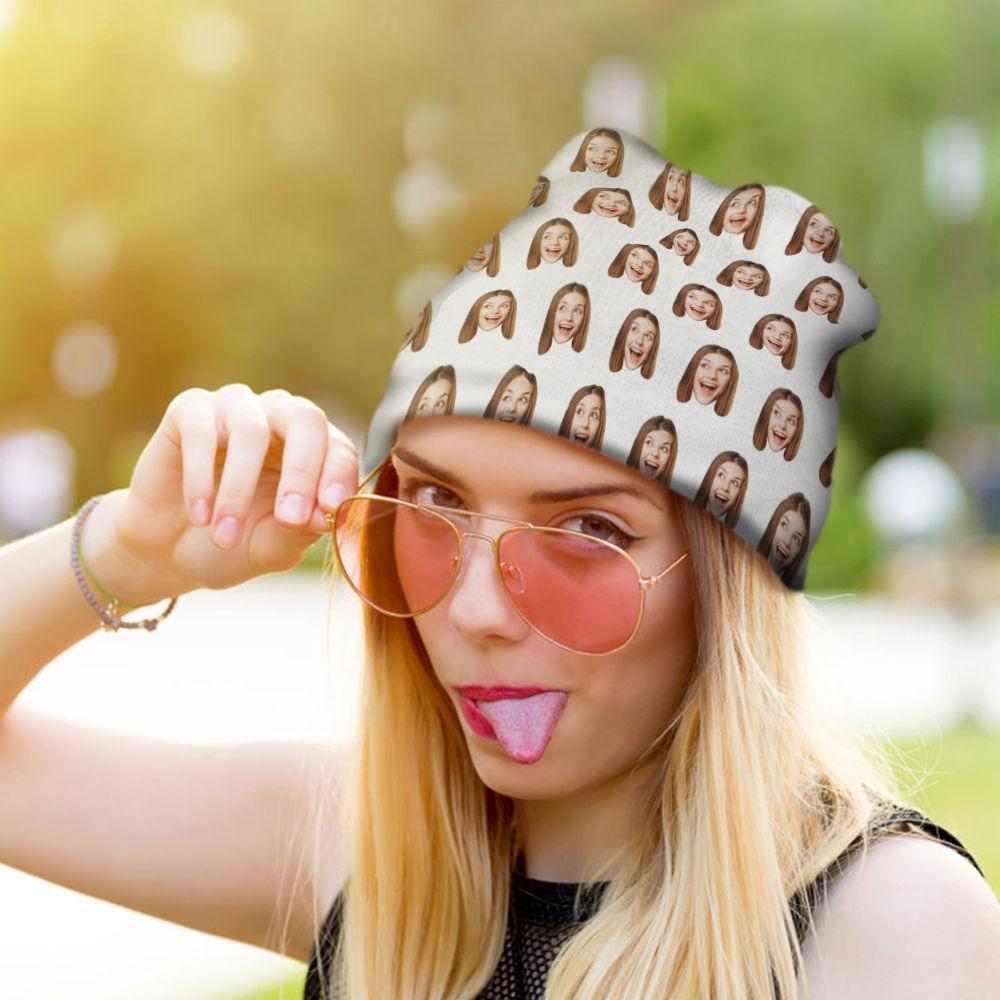 Cappello Personalizzato Berretto Cappello Foto Cappello Viso Mash Per Uomo Donna Berretto Unisex Unisex Inverno Caldo
