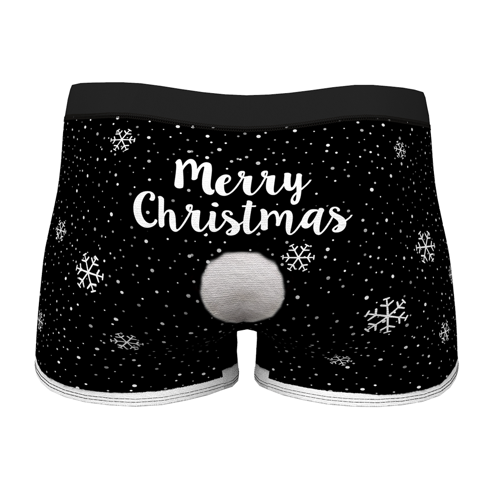 Idee Regalo Di Natale, Intimo Natalizio Da Uomo Viso Personalizzato Face On Body Boxer