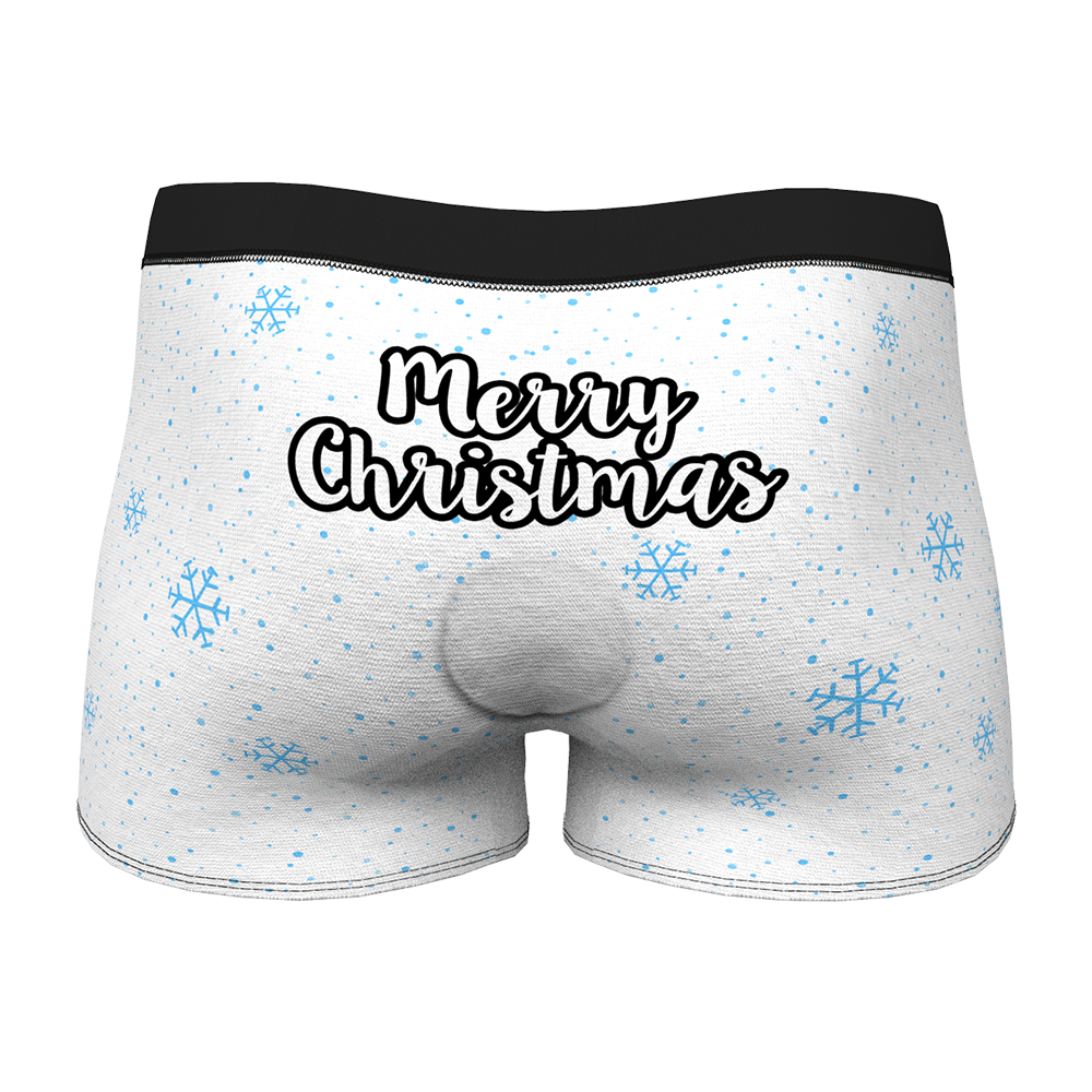 Idee Regalo Di Natale, Intimo Natalizio Da Uomo Viso Personalizzato Face On Body Boxer