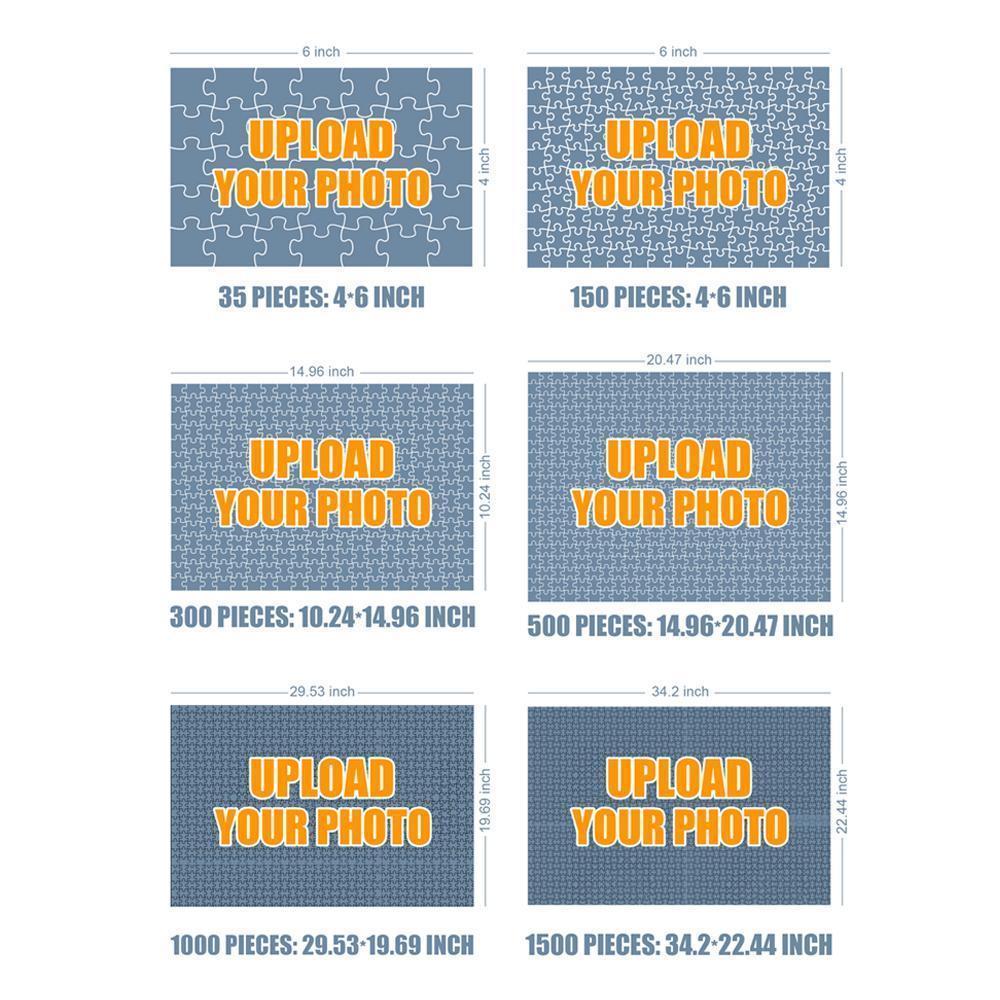Puzzle Fotografico Personalizzato, Crea Il Tuo Puzzle 35-1000 Pezzi