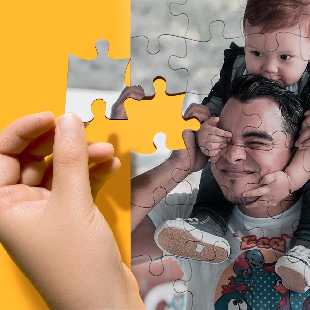 Regali Per La Festa Del Papà Puzzle Fotografico Personalizzato, Crea I Tuoi Puzzle Per Adulti 35-1000 Pezzi