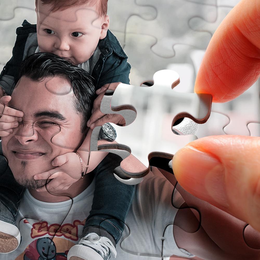 Regali Per La Festa Del Papà Puzzle Fotografico Personalizzato, Crea I Tuoi Puzzle Per Adulti 35-1000 Pezzi