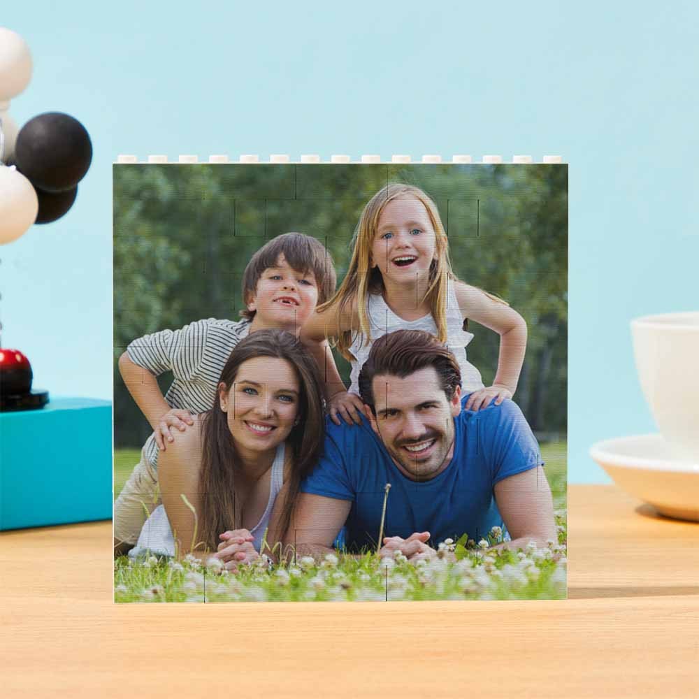 Cornice Di Testo Personalizzata Con Codice Spotify Per Blocco Foto Quadrato In Mattoni Da Costruzione Personalizzati - soufeelit