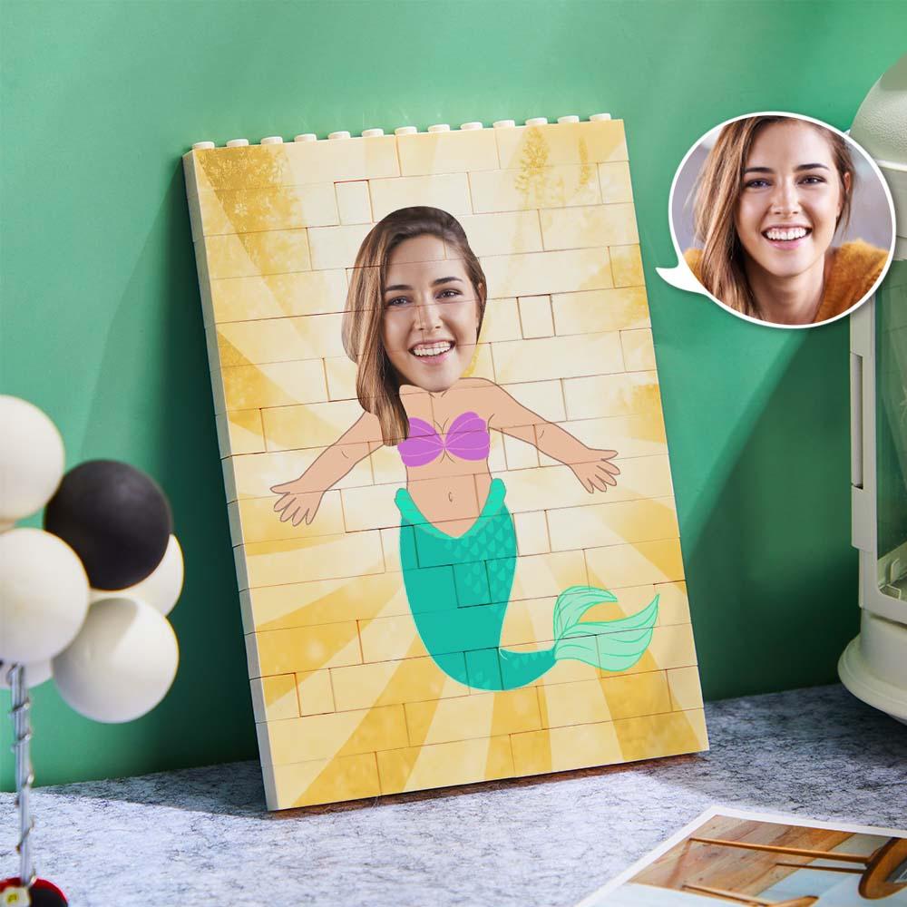 Foto Personalizzata Minime Building Brick Puzzle Personalizzato Photo Block Gift For Men - soufeelit